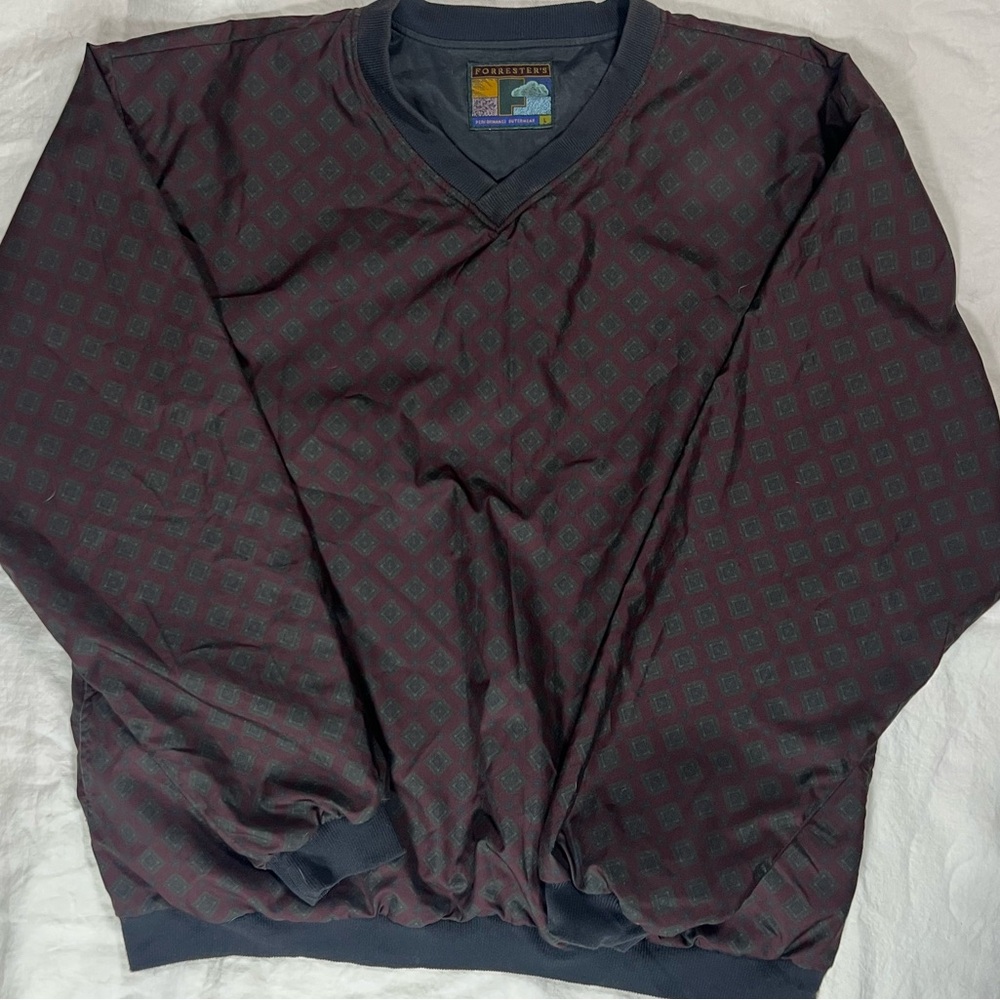 Vintage Forrester’s Performance Outerwear V-Neck Sweatshirt Mens Large